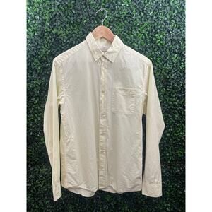 H&M L.O.G.G. Long Sleeve Yellow Blouse Women’s Size S
